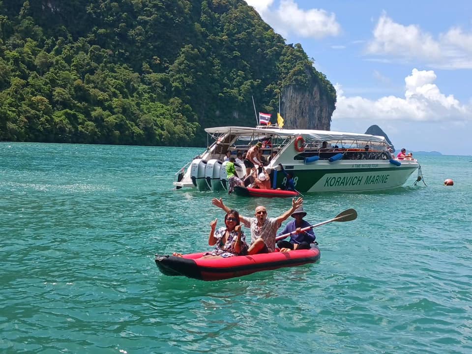 Jamesbond Island Canoeing Trip by Big Boat